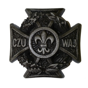 Krzyż Harcerski Aluminiowy 12cm
