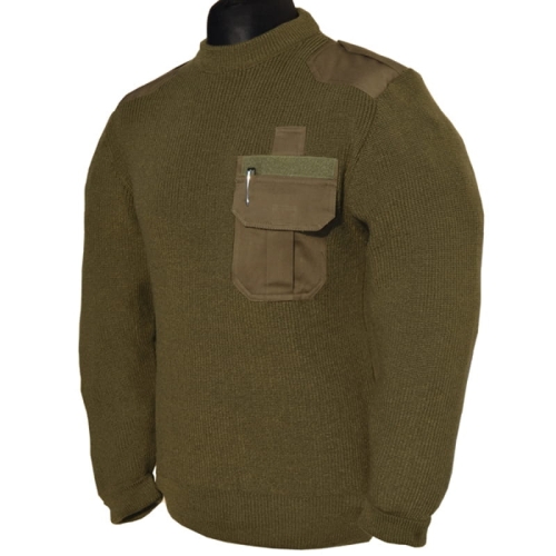 Sweter Mundurowy Olive