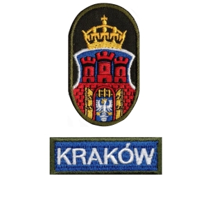 Plakietka na Mundur - Herb Krakowa