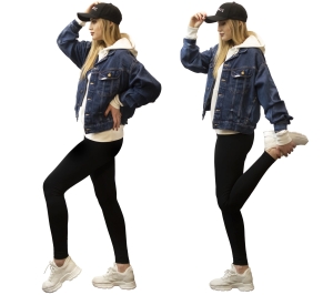 Legginsy Getry Damskie Sportowe Czarne