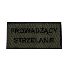 Plakietka Prowadzący Strzelanie Olive Rzep