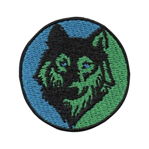 Plakietka Leśne Plemiona Wilk