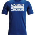 T-Shirt Under Armour Wordmark SS Chabrowy przód