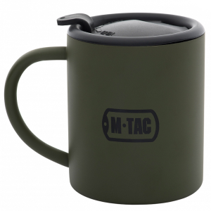 Kubek Termiczny z Pokrywką 280ml M-Tac Olive