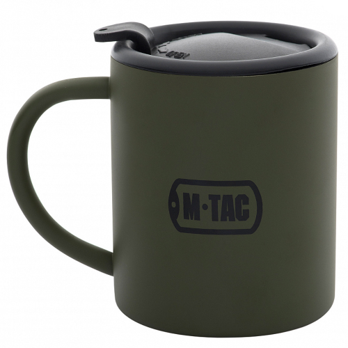 Kubek Termiczny z Pokrywką 280ml M-Tac Olive 6.png