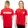 Koszulka Ratownik Czerwona 4