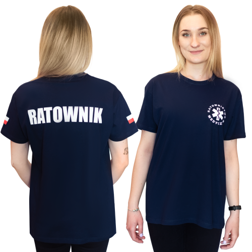 Koszulka Ratownik Granatowa 4