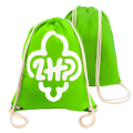 Worek Bawełniany Logo ZHP Jasnozielony 3