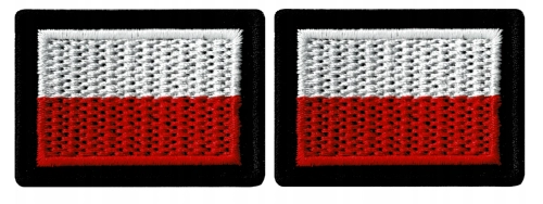 Komplet Flag PL Biało-Czerwona Rzep 2szt 1
