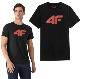 T-Shirt Męski 4F TSM353 Czarny