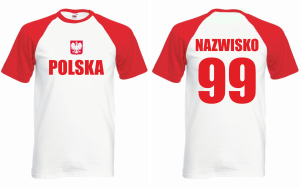 Koszulka Patriotyczna z Nazwiskiem i Numerem