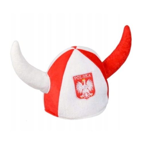 rogata czapka z rogami polska biało czerwona.jpg