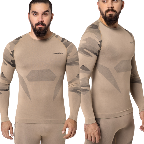 Koszulka Spaio Tactical Męska Sand 1.png