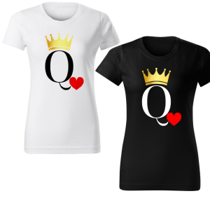 Koszulka Z Nadrukiem Queen Damska