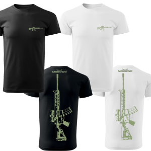 Koszulka z Nadrukiem Karabin Męska