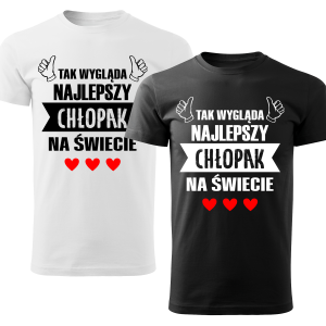 Koszulka Tak Wygląda Najlepszy Chłopak Męska