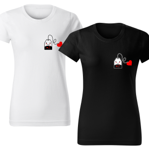 Koszulka z Nadrukiem Herbata Damska