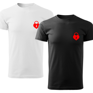 Koszulka z Nadrukiem Kłódka Męska