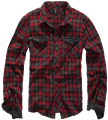 Koszula Duncan Check Long Brandit Red Brown 1.png