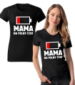 Koszulka z Nadrukiem Mama Na Pełny Etat Damska 5.jpg