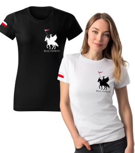 Koszulka z Nadrukiem Real Patriot Classic Damska