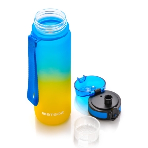 Bidon Sportowy Meteor 500 ml Niebieski/Żółty