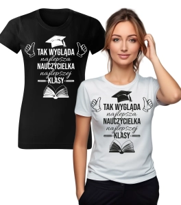 Koszulka Wzór Tak Wygląda Nauczycielka Damska