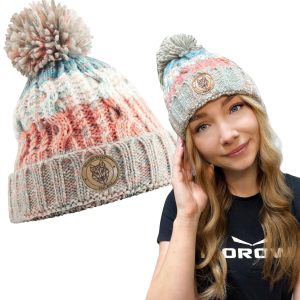 Czapka Zimowa Morowo z Pomponem Mleczny Mix