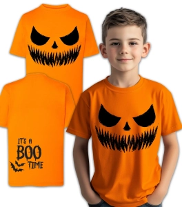 Koszulka z Nadrukiem Pumpkin Unisex Dziecięca