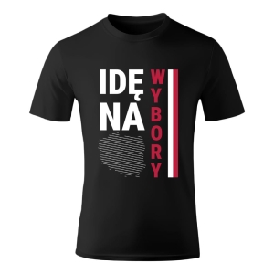 Koszulka z Nadrukiem xPatriot Idę na Wybory Męska