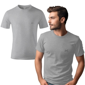 Koszulka Morowo Premium Logo Męska Jasny Szara