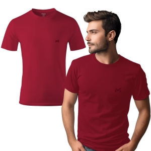 Koszulka Morowo Premium Logo Męska Burgundowy