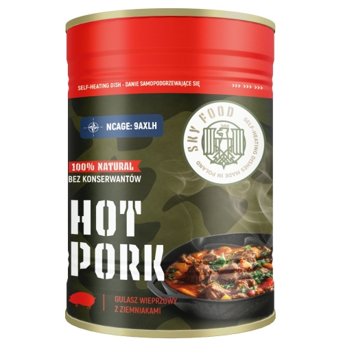 Danie SkyFood Hot Pork Wieprzowina Gulasz 400g