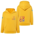 Bluza z Nadrukiem Junior Zuch Żółta przód oraz tył duch