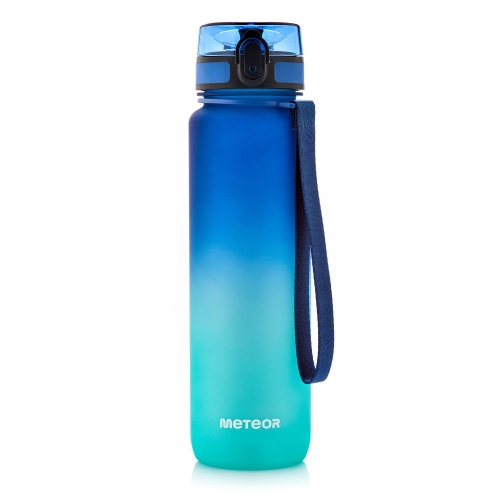 Bidon Sportowy Meteor 1000 ml Niebieski Błękitny