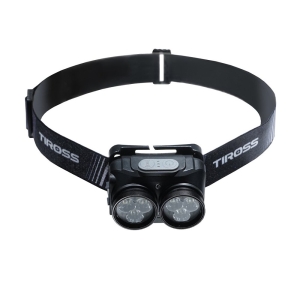 Profesjonalna Latarka Czołowa Dwuledowa TIROSS