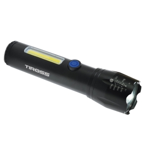 Latarka Ręczna TIROSS TS2254 Zoom Aku