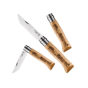 Nóż Opinel Inox nr 08 Animalia Boar Dzik Las