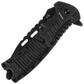 Nóż Składany z Krzesiwem Mil-Tec Paracord Czarny 3.jpg