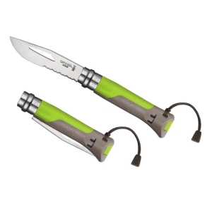 Nóż Opinel Inox nr 08 Outdoor Earth-Green