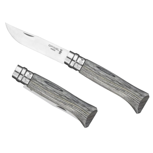 Nóż Opinel Inox nr 08 Laminated Grey 1.jpg