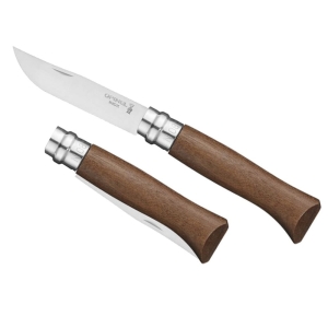 Nóż Opinel Lux Inox nr 08 Orzech