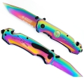 Nóż Składany N21 Kandar Tanto Piła Rainbow Fade 7.jpg