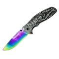 Nóż Składany N507 Kandar Wilk Rainbow Blade Klips 3.jpg