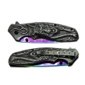 Nóż Składany N507 Kandar Wilk Rainbow Blade Klips 4.jpg