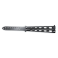 Nóż N431 Kandar Motylkowy Motylek Czarny Ćwiczebny Balisong 2.jpg