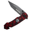 Nóż Składany N450 Kandar Tanto Piła Red Skulls 3.jpg