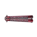 Nóż Motylkowy Motylek N422 Skulls Red 2.jpg