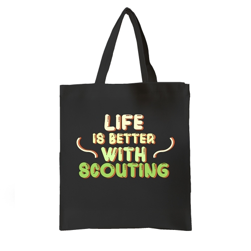 Torba Life is Better with Scouting Czarna
