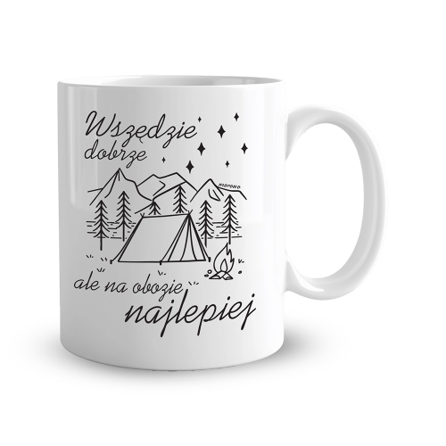 Kubek Wszędzie Dobrze Obóz Najlepiej